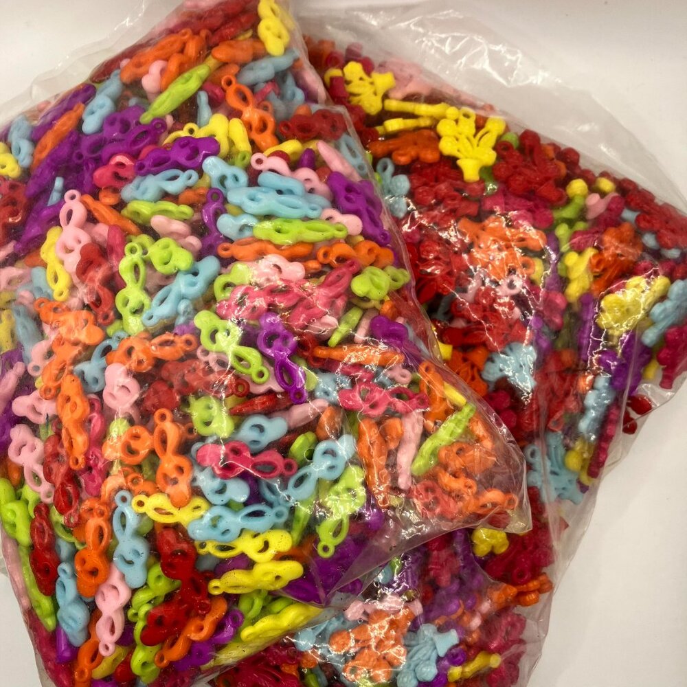 HUGE BUNDLE of Jewelry Making Beads - All brand New - Hundreds - Both Bags